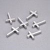 Brass Tiny Cross Charms X-KK-L189-05P-1