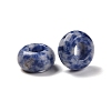 Natural Blue Spot Jasper European Beads G-G740-14x8mm-32-3