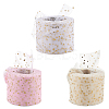 3 Rolls 3 Colors Polyester Organza Ribbons for Sewing Decoration OCOR-CY0002-23-6