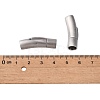 Tarnish Resistant Column 304 Stainless Steel Bayonet Necklace Clasps STAS-I013-6mm-B-3