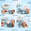 10Pcs 10 Colors Steel Seam Rippers TOOL-SC0001-67-3