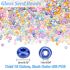 15 Colors Glass Seed Beads SEED-PH0012-07-2