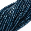 Dyed Natural Malaysia Jade Rondelle Beads Strands G-E316-2x4mm-19-1