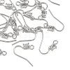 SHEGRACE Brass Pave Cubic Zirconia Earring Findings XGRQ4S735-742P-1