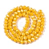 Electroplate Glass Beads Strands EGLA-A044-P6mm-B29-3