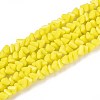 Opaque Glass Beads Strands GLAA-N019-4mm-13-1