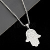 Hamsa Hand Pendant Necklaces JJ0437-2-1