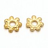 Light Gold Plated Alloy Daisy Spacer Beads X-PALLOY-E385-04KCG-2