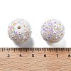 Acrylic Rhinestone Ball Beads OACR-A035-01A-3
