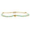 Glass Seed Beads Adjustable Bracelets KO8624-3-1