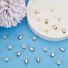 30Pcs 201 Stainless Steel Cord Ends STAS-UN0057-47-2