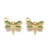 Light Gold Plated Alloy Charms ENAM-T009-02C-2