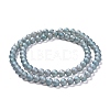 Electroplate Glass Beads Strands EGLA-Q108-10mm-M-2