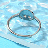 Brass Adjustable Rings for Women RJEW-R005-04G-3
