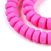 Handmade Polymer Clay Beads Strand CLAY-T021-01I-3