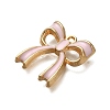 Rack Plating Alloy Enamel Pendants ENAM-S021-04G-B-2