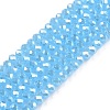 Electroplate Glass Beads Strands EGLA-A044-J2mm-A04-1