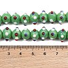 Handmade Bumpy Lampwork Beads Strands LA-CBA05D6-01-09-3