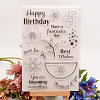 Silicone Clear Stamps X-DIY-A013-19-4
