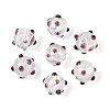 Handmade Foil Lampwork Beads Strands FOIL-T008-02B-2