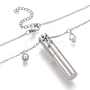304 Stainless Steel Openable Perfume Bottle Pendant Necklaces NJEW-M184-09P-3