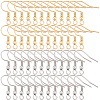 SOFPLATE 300Pcs 2 Style 304 Stainless Steel Earring Hooks STAS-SP0001-39-1