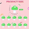 20Pcs Mushroom Silicone Focal Beads JX901F-2