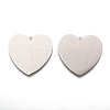 Tarnish Resistant 304 Stainless Steel Pendants STAS-O-133-02G-P-1