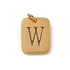 304 Stainless Steel Charms LS-STAS-R001-01G-W-1
