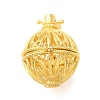 Brass Cage Pendants KK-CBA8ACD-07G-2