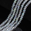 Electroplate Glass Beads Strands EGLA-A044-T6mm-L19-1