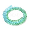 Transparent Painted Glass Beads Strands DGLA-A034-T4mm-A17-5