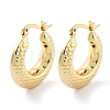 Brass Hoop Earrings EJEW-H301-09G-1
