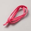 Flat Polyester Elastic Lip Trim Cord EW-WH0014-06C-2