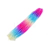 Gradient Color Baking Paint Glass Bead Strands LS-DGLA-A039-T4mm-A08-1