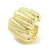Adjustable Brass Cuff Rings RJEW-L113-009G-1