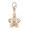 Golden Plated Zinc Alloy Pendants HJEW-JM00386-04-2