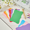 50Pcs 10 Colors DIY Paper Blank Greeting Cards AJEW-CP0010-26A-4