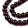 Crackle Glass Beads Strands CCG-Q001-6mm-18-2