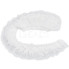 5 Yards Polyester Pleated Flower Lace Trim OCOR-GF0003-89A-1