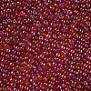 12/0 Grade A Rainbow Transparent Round Glass Seed Beads X-SEED-Q010-F538-2