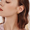 Crystal Rhinestone Claw Stud Earrings JE919A-5