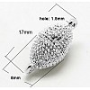 Alloy Magnetic Clasps X-PALLOY-H379-S-1