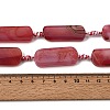 Dyed & Heated Natural Banded Agate Beads Strands GG-CBAB9C6-D04-01-4