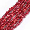 Synthetic Coral Beads Strands X-CORA-T009-28-1