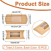 30Pcs 2 Colors Kraft Paper Pillow Candy Box CON-PH0002-49-5