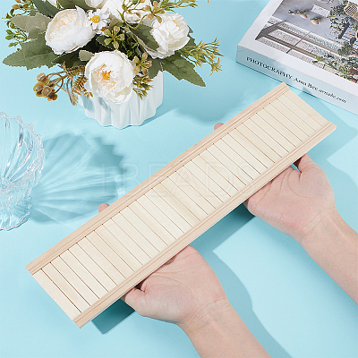 Rectangle Wood Wainboard Skirting DIY-WH0430-756A-1