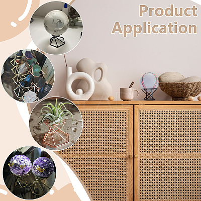 Iron Crystal Ball Holders ODIS-WH0030-150-1