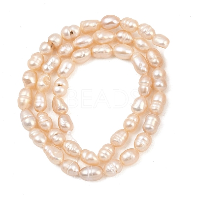 Natural Cultured Freshwater Pearl Beads Strands PEAR-D003-01D-08-1