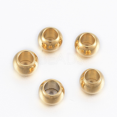 Ion Plating(IP) 304 Stainless Steel Beads STAS-H394-02G-1